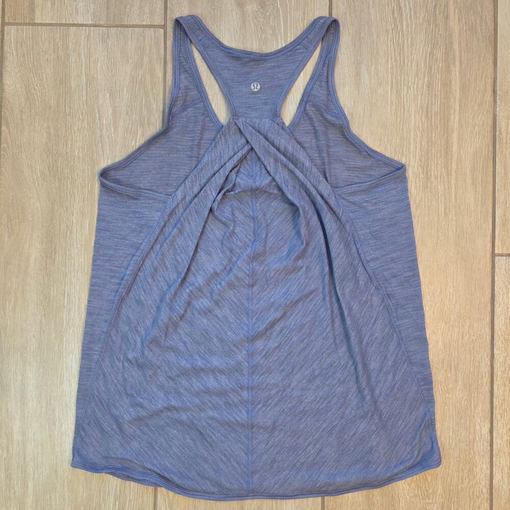 Lululemon Racerback Tank Top Womens S Purple Lightweight Running Yoga Workout